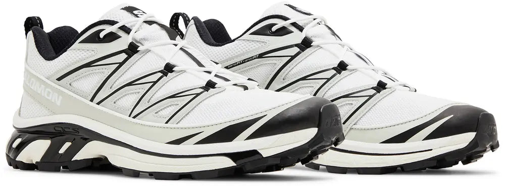 Salomon XT-6 White Metal Black – Women's Trail Sneakers