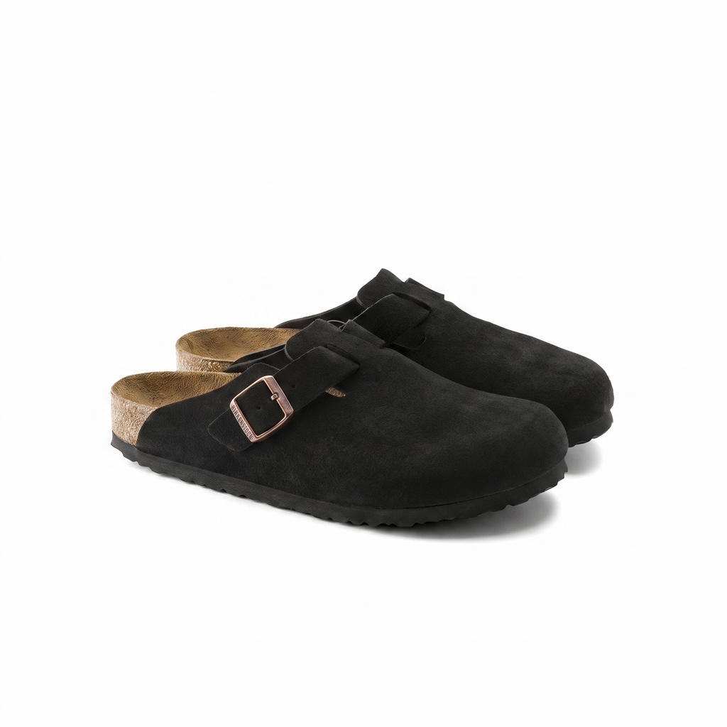 Birkenstock Boston – Unisex Suede Clogs