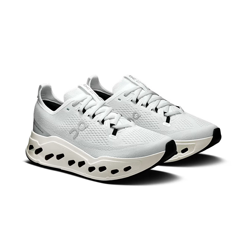 On Cloudsurfer Max Wide White – Women's Running Shoes