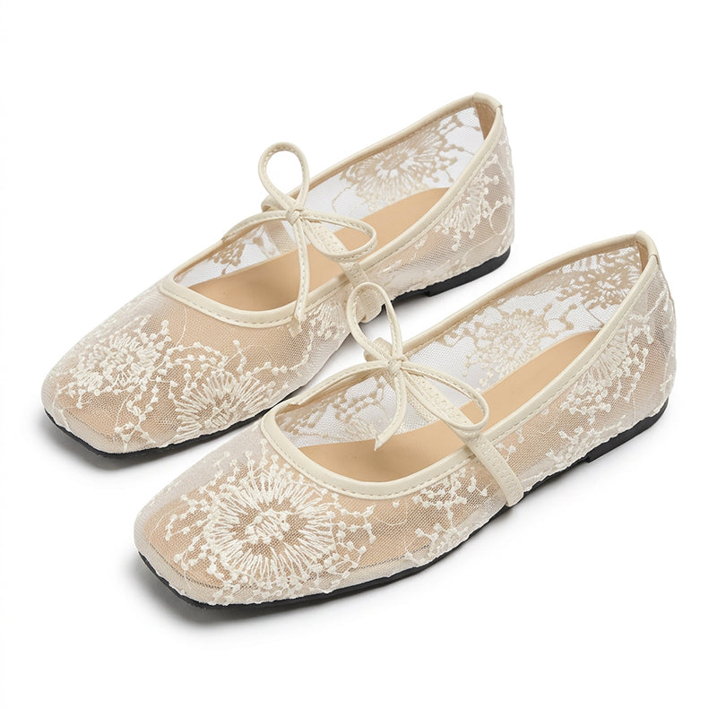 Lace Ballet Flats – Women's Ballet Flats