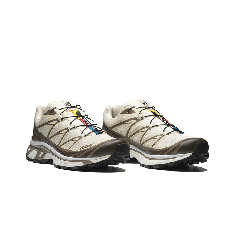 Salomon XT-6 Almond Milk Portabella – Women's Trail Sneakers