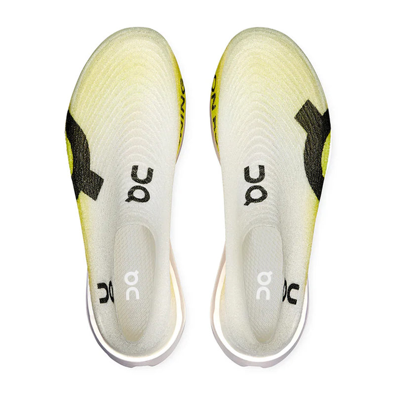 On Cloudboom Strike LS White Lime – Women's Running Shoes