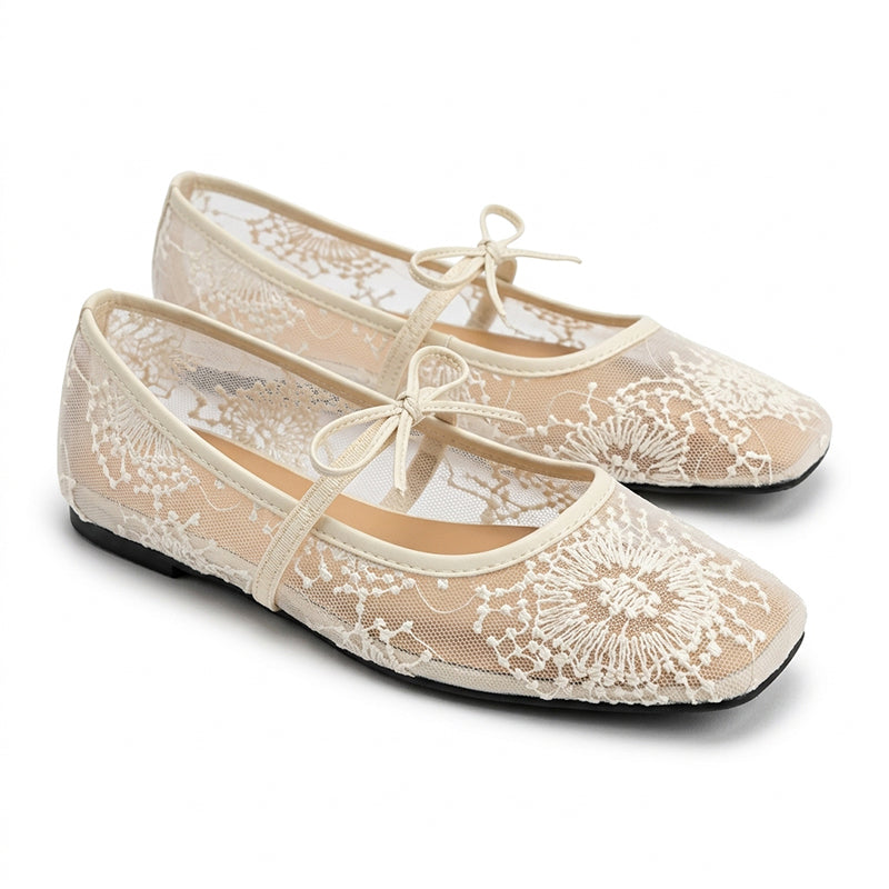 Lace Ballet Flats – Women's Ballet Flats
