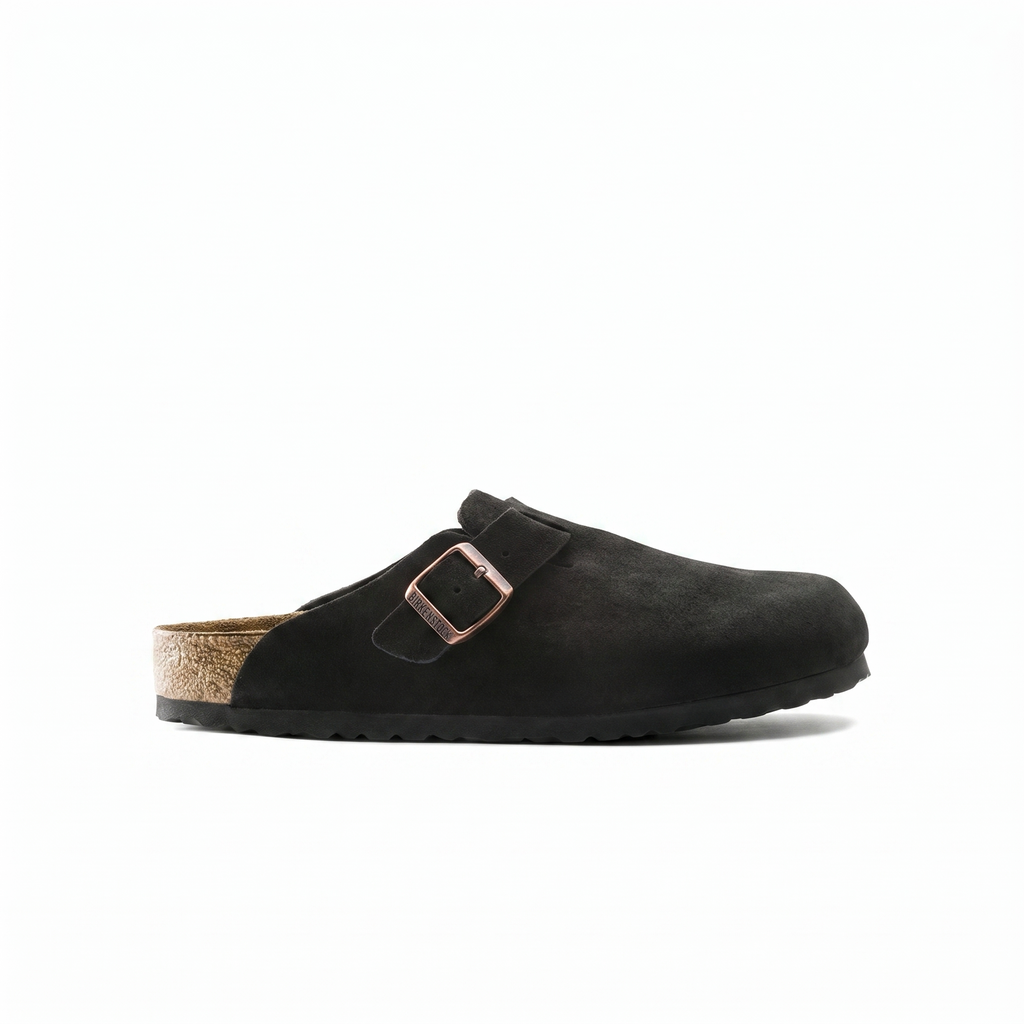 Birkenstock Boston – Unisex Suede Clogs