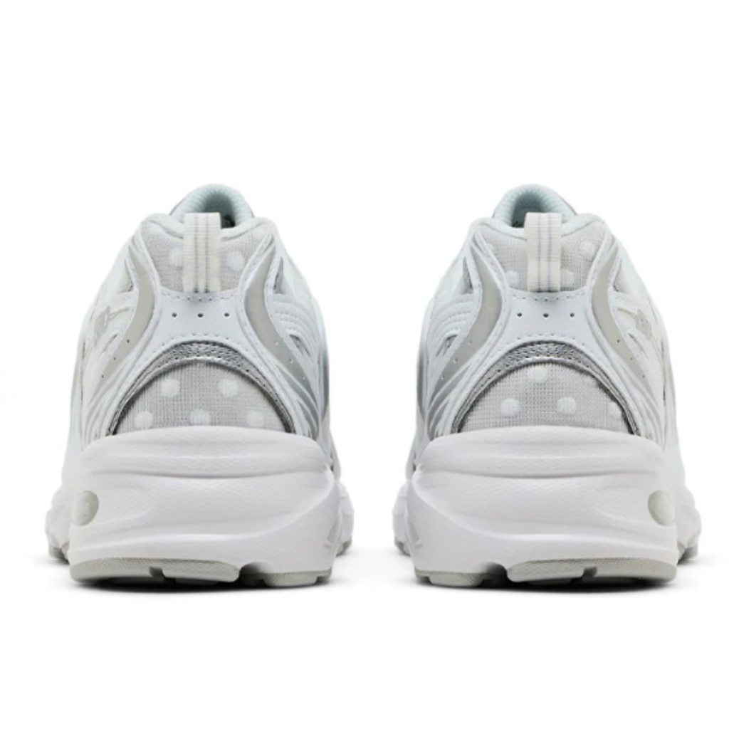 New Balance 530 White Silver Polka Dots – Women's Sneakers