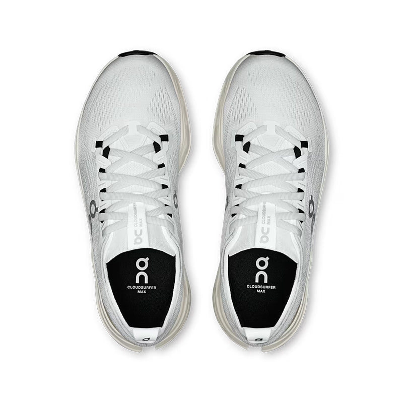 On Cloudsurfer Max Wide White – Women's Running Shoes
