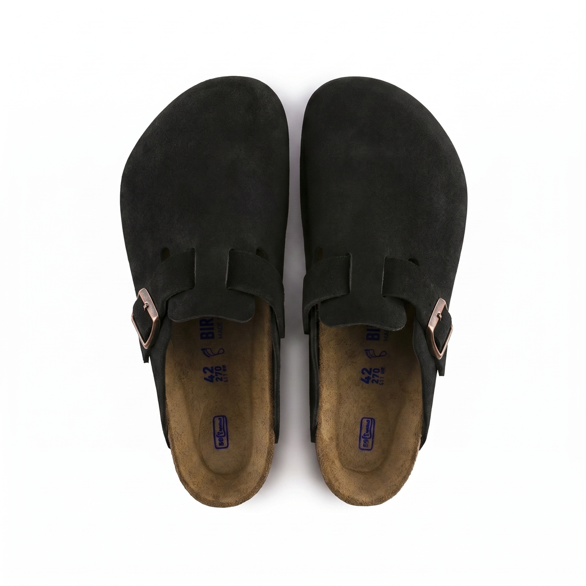 Birkenstock Boston – Unisex Suede Clogs