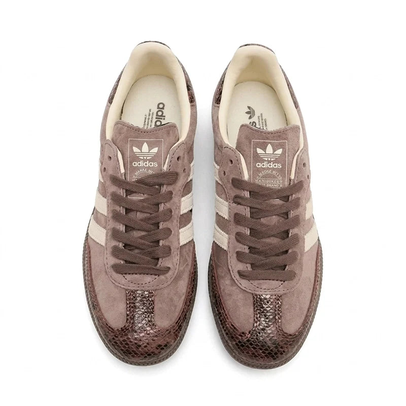 Adidas Samba OG Snake Print Earth Strata – Women's Sneakers