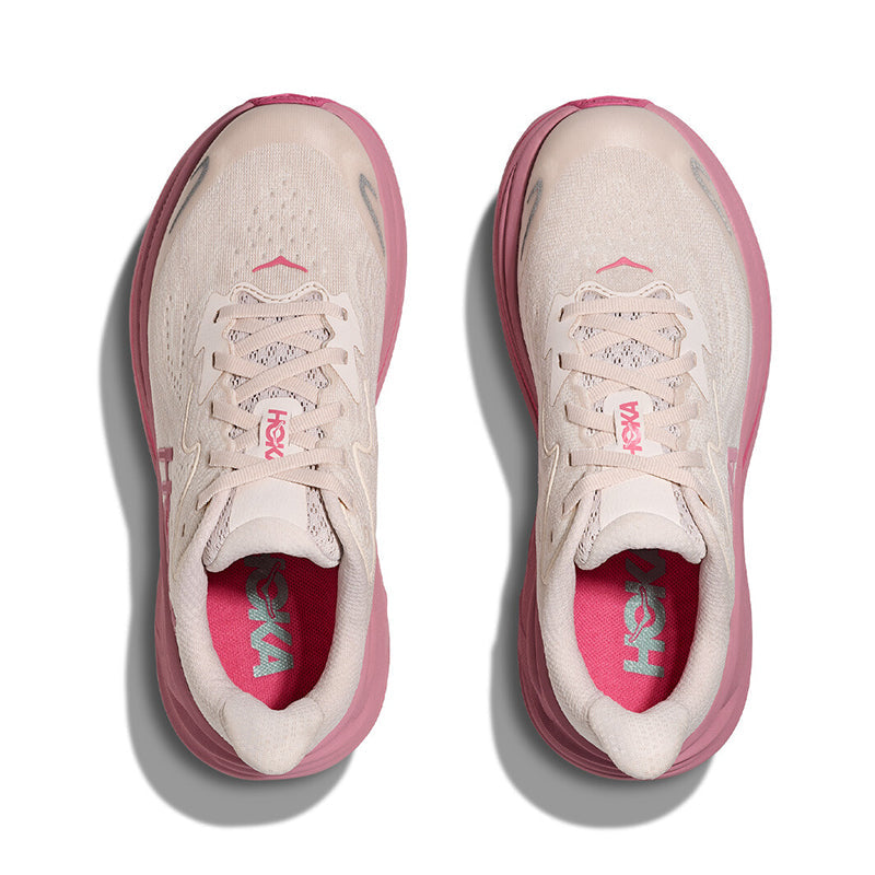 Hoka Clifton 10 White Pink – Women's Running Shoes