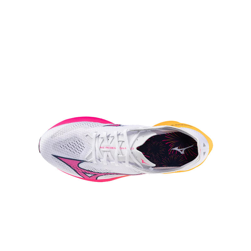 Mizuno Wave Rebellion Pro 3 White Tang Orange – Women's Running Shoes