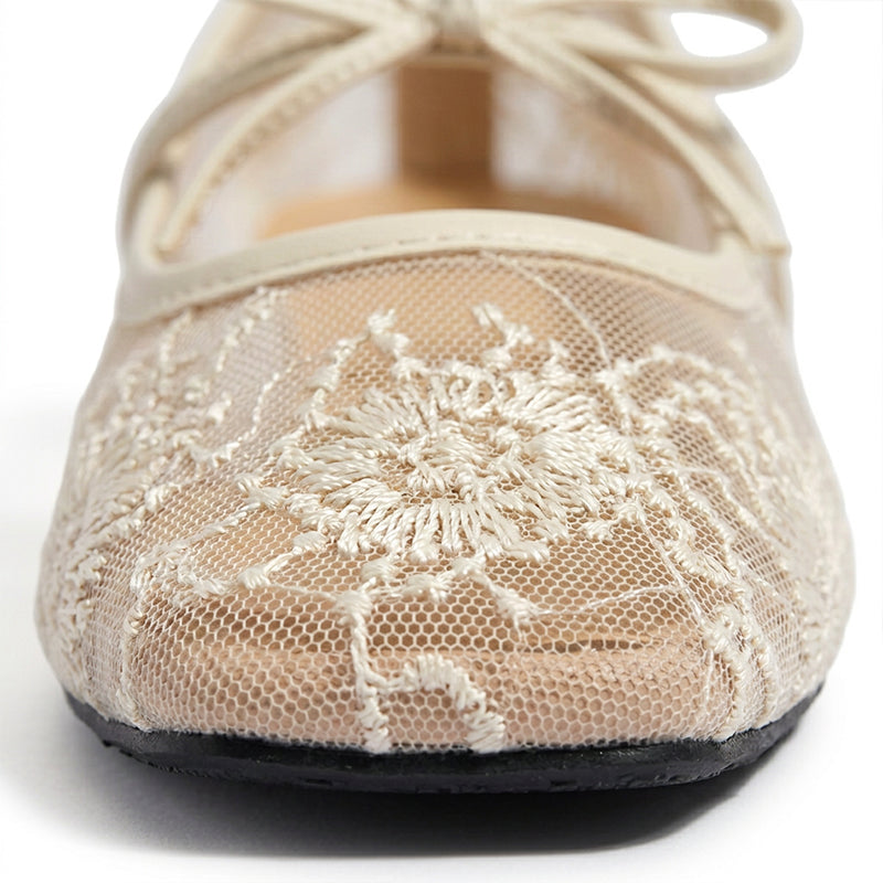 Lace Ballet Flats – Women's Ballet Flats
