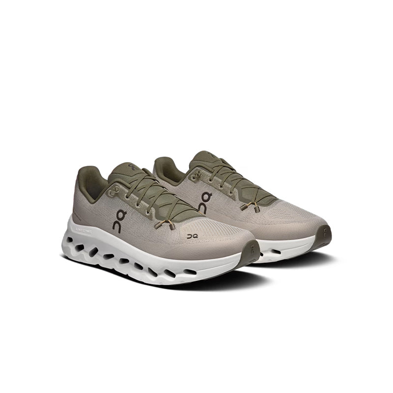 On Cloudtilt Olive Desert – Women's Platform Sneakers