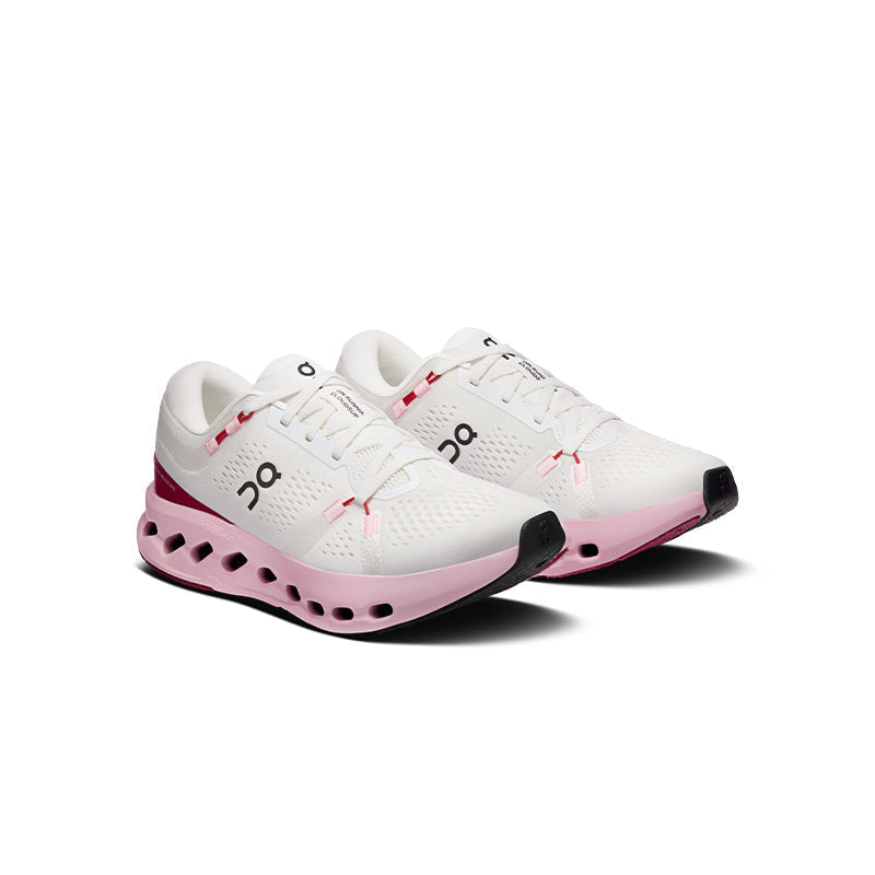 On Cloudsurfer 2 Ivory Peony – Women's Running Shoes