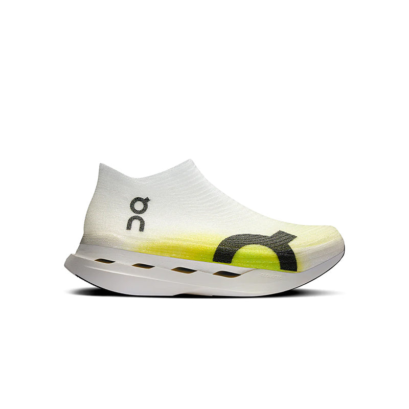 On Cloudboom Strike LS White Lime – Women's Running Shoes