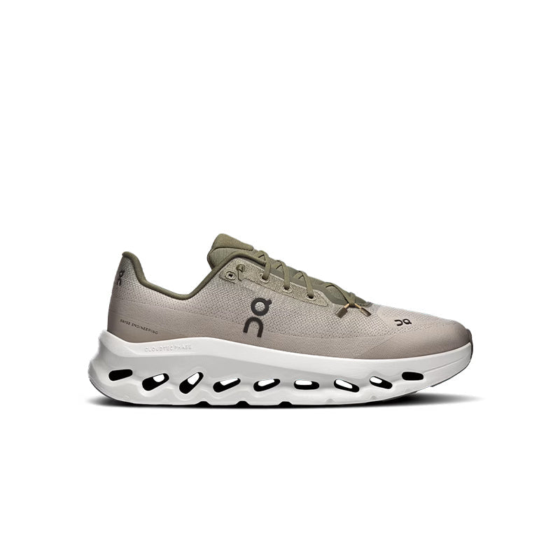 On Cloudtilt Olive Desert – Women's Platform Sneakers