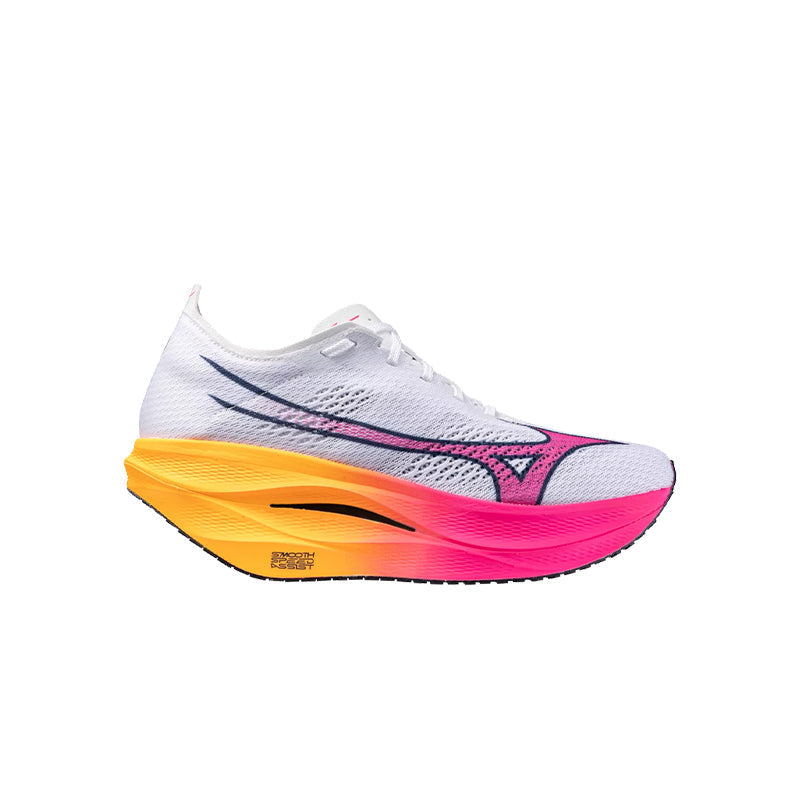 Mizuno Wave Rebellion Pro 3 White Tang Orange – Women's Running Shoes