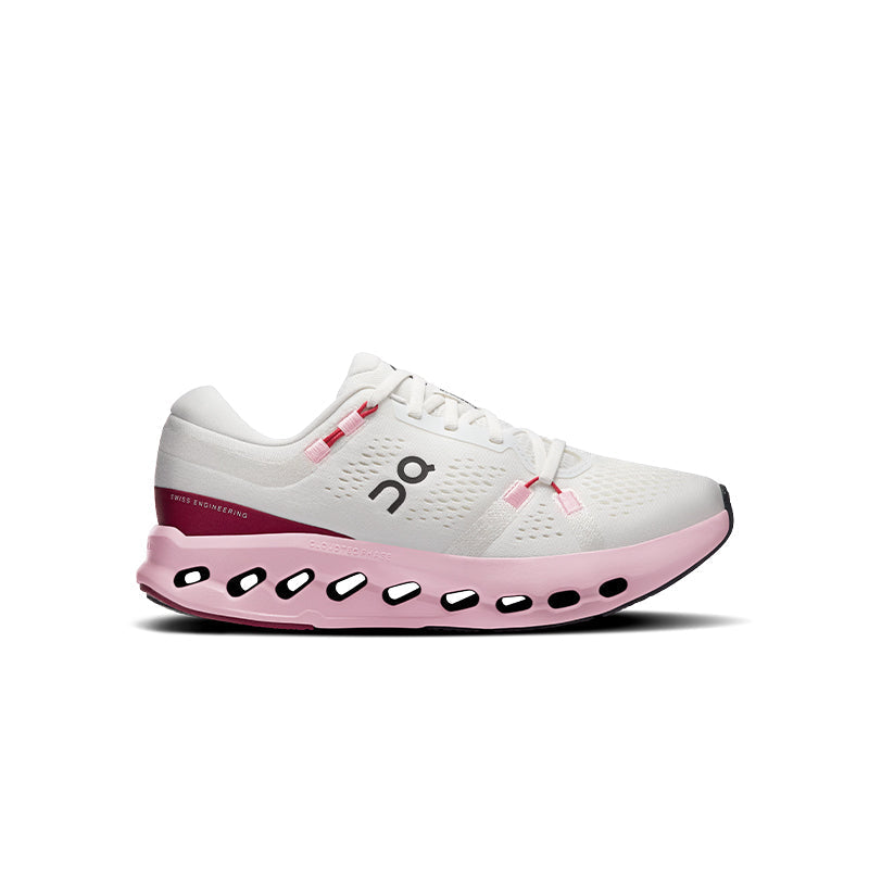 On Cloudsurfer 2 Ivory Peony – Women's Running Shoes