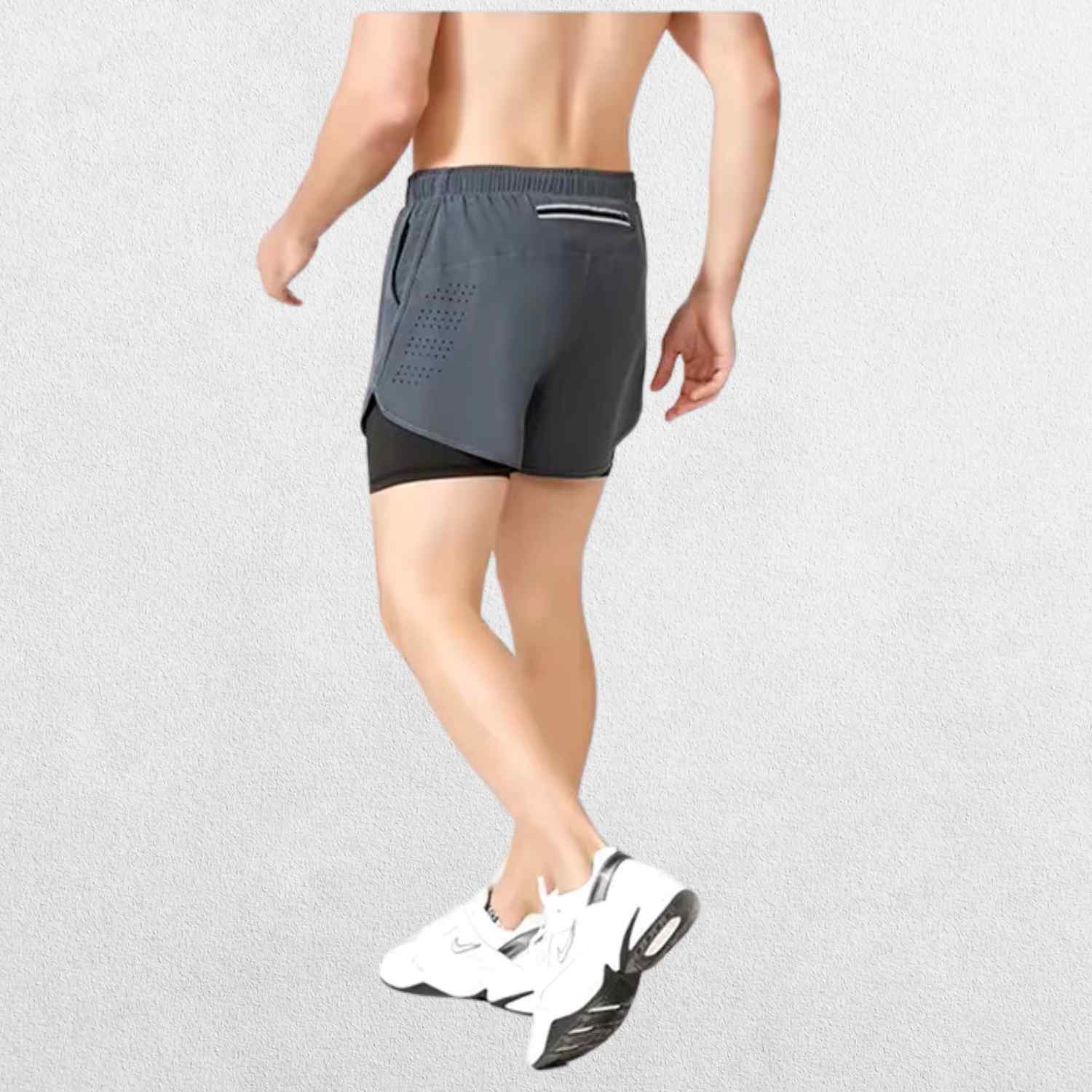 GPW Men's Compression Running Shorts with Pocket