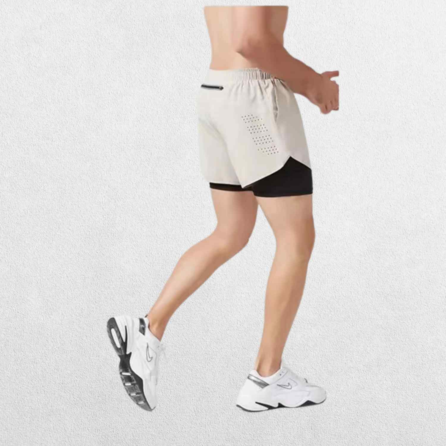 GPW Men's Compression Running Shorts with Pocket