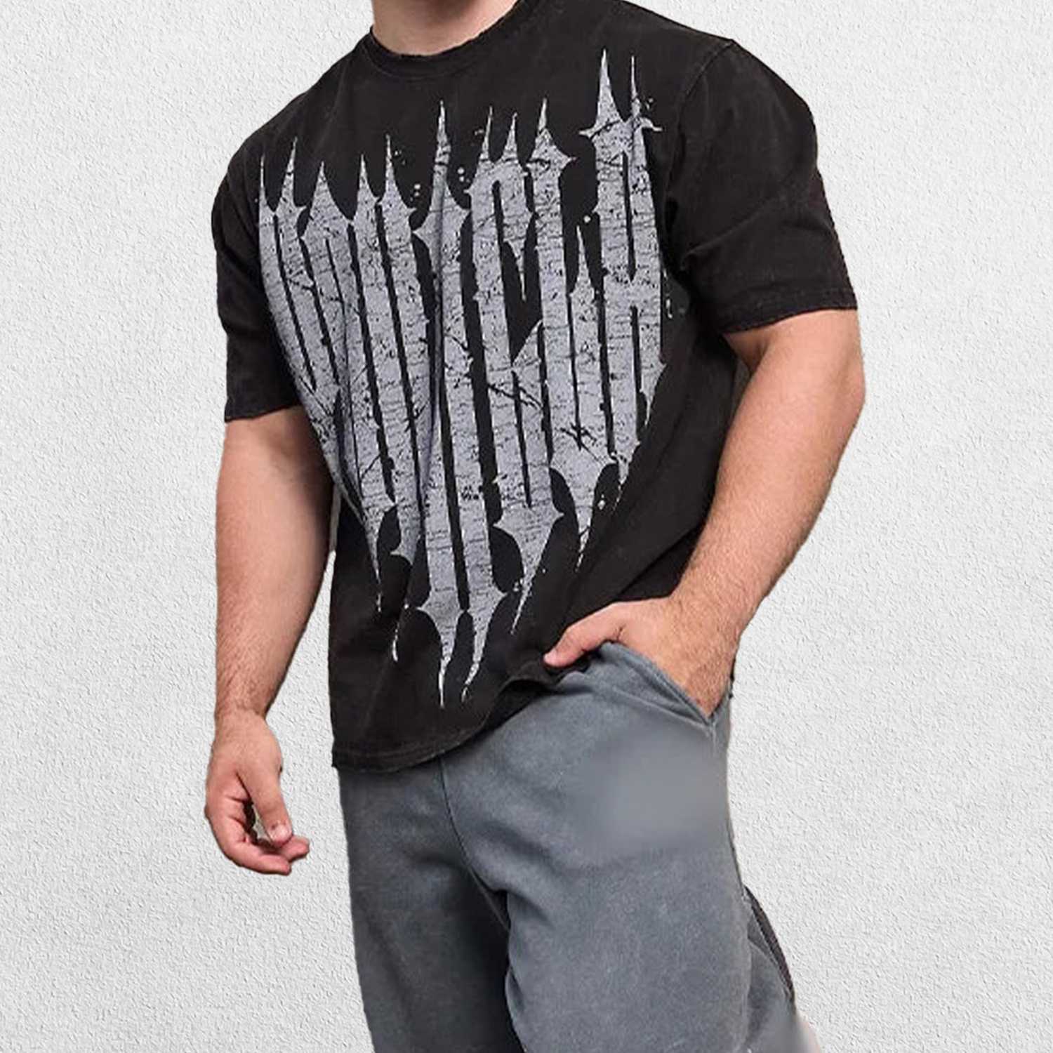 GPW Men's Oversized Cotton Gym Tee