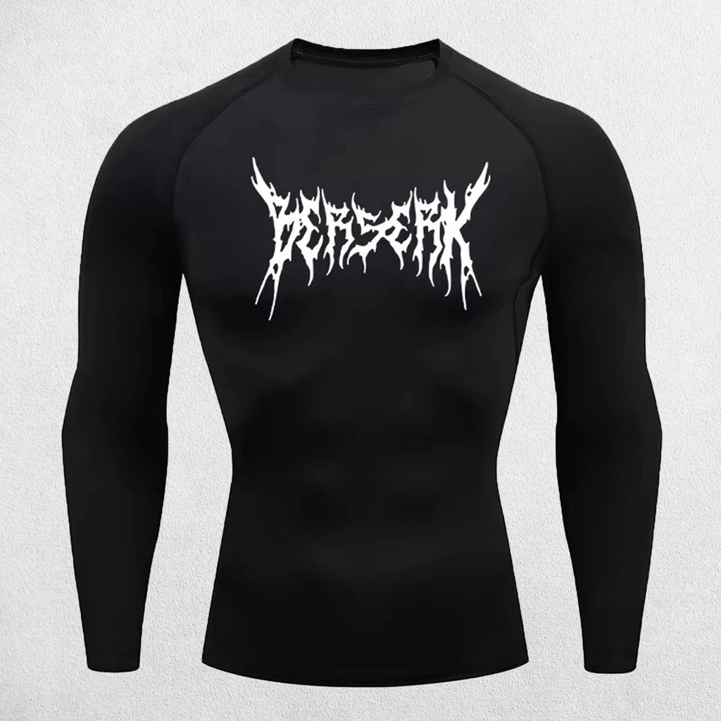 Men's Berserk Print Compression Rash Guard