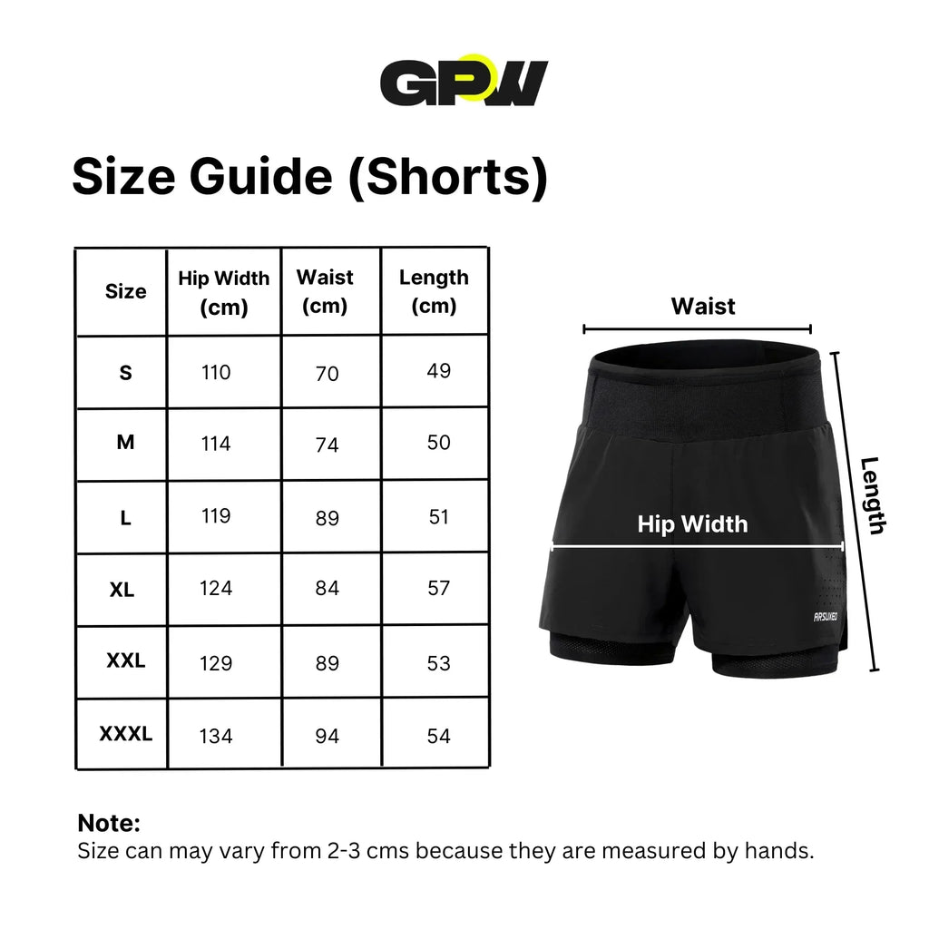 GPW Men's Lightweight Summer Gym Shorts