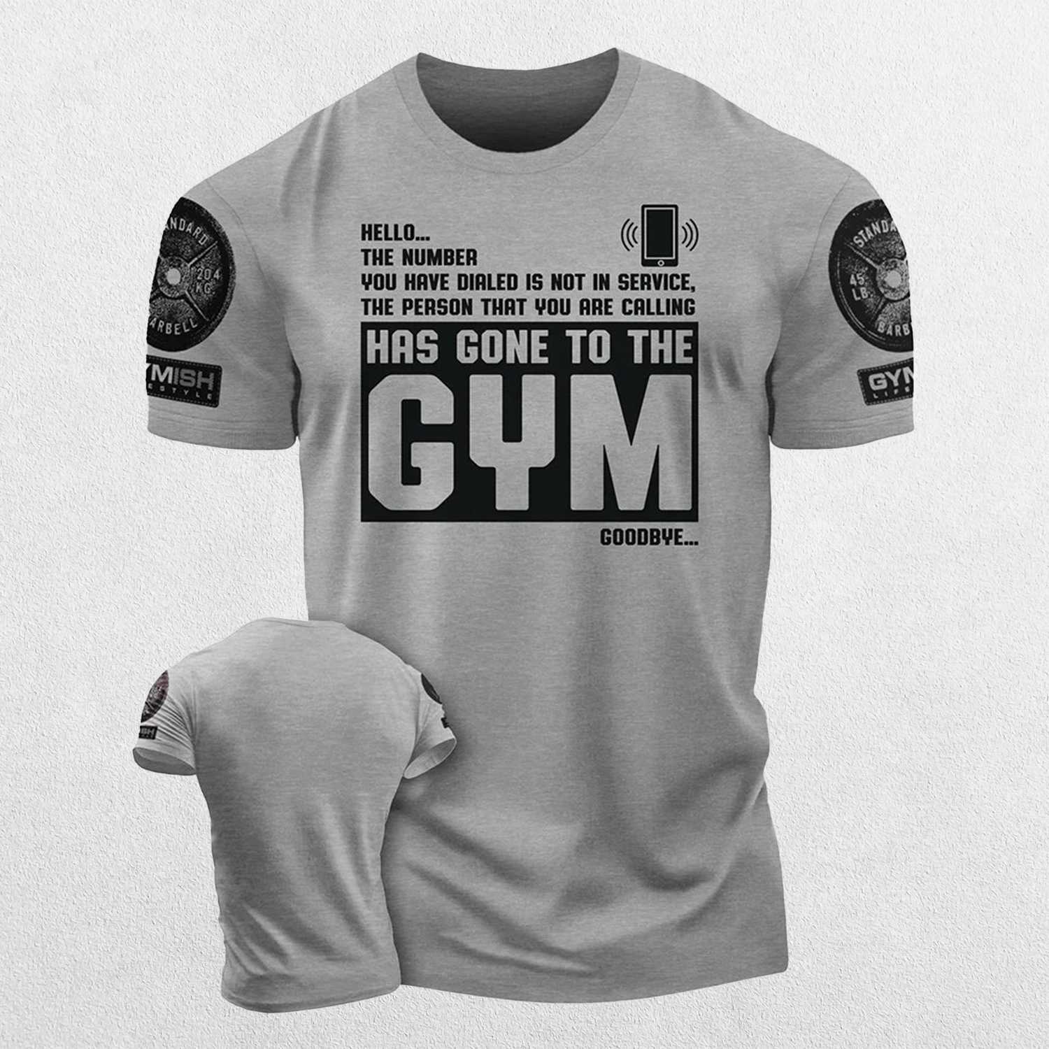 GPW Muscle Man Print Funny Gym Tee