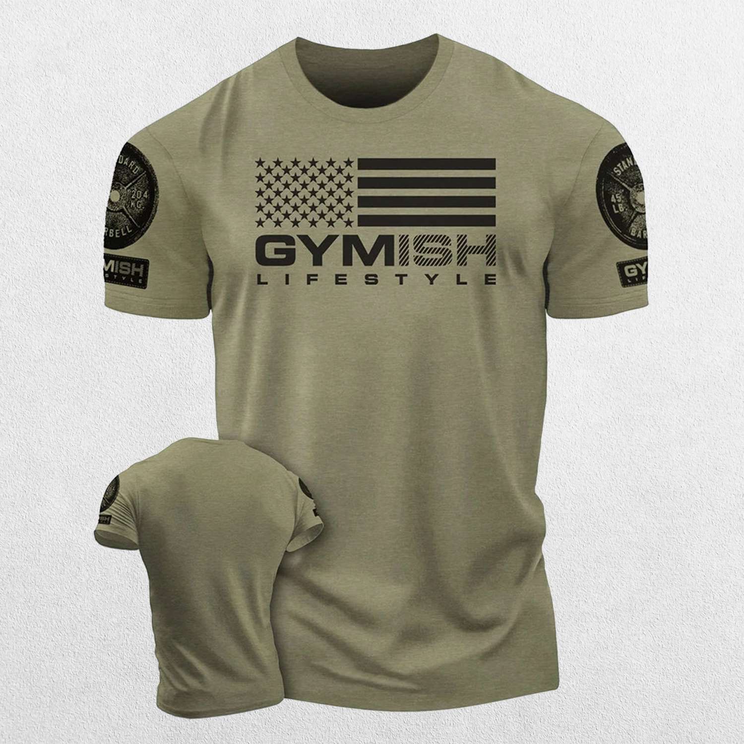 GPW Muscle Man Print Funny Gym Tee