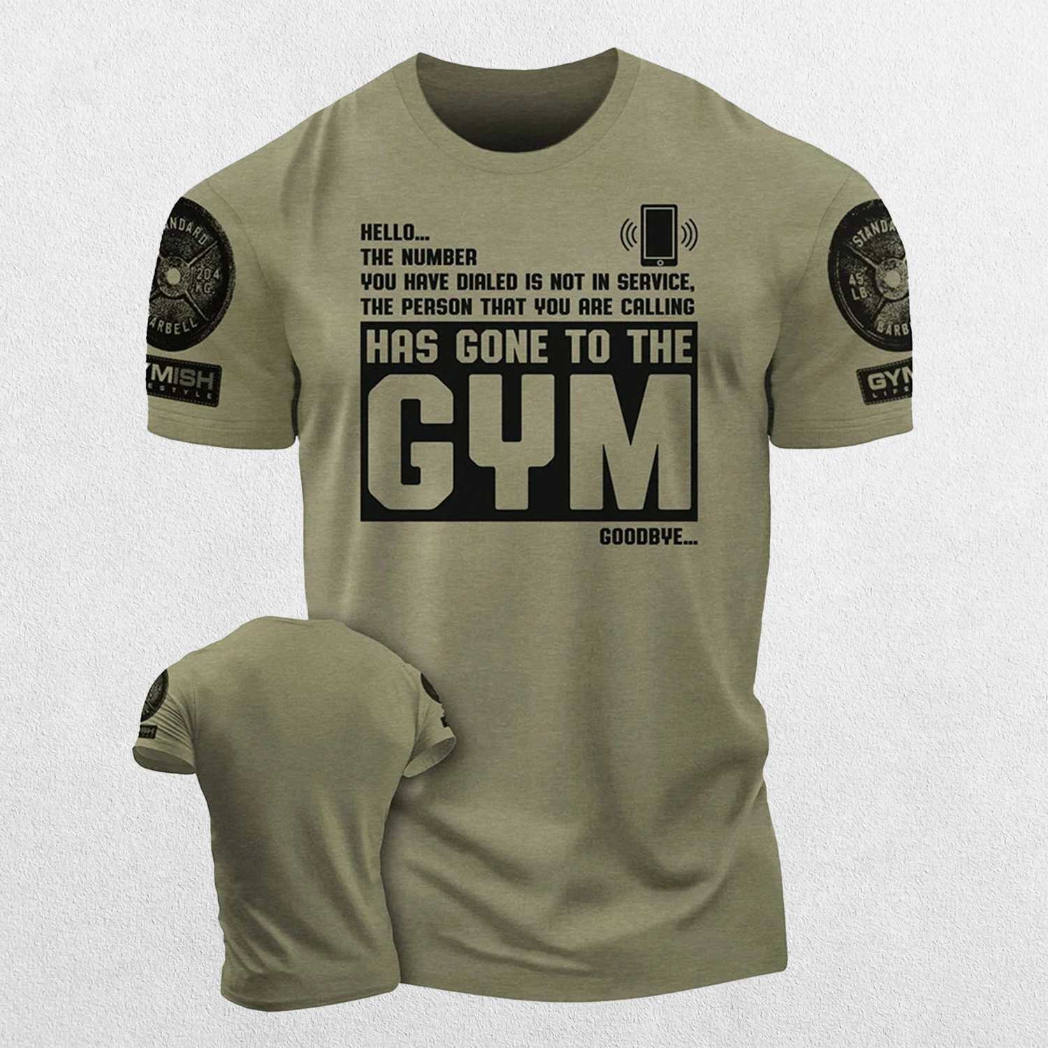 GPW Muscle Man Print Funny Gym Tee