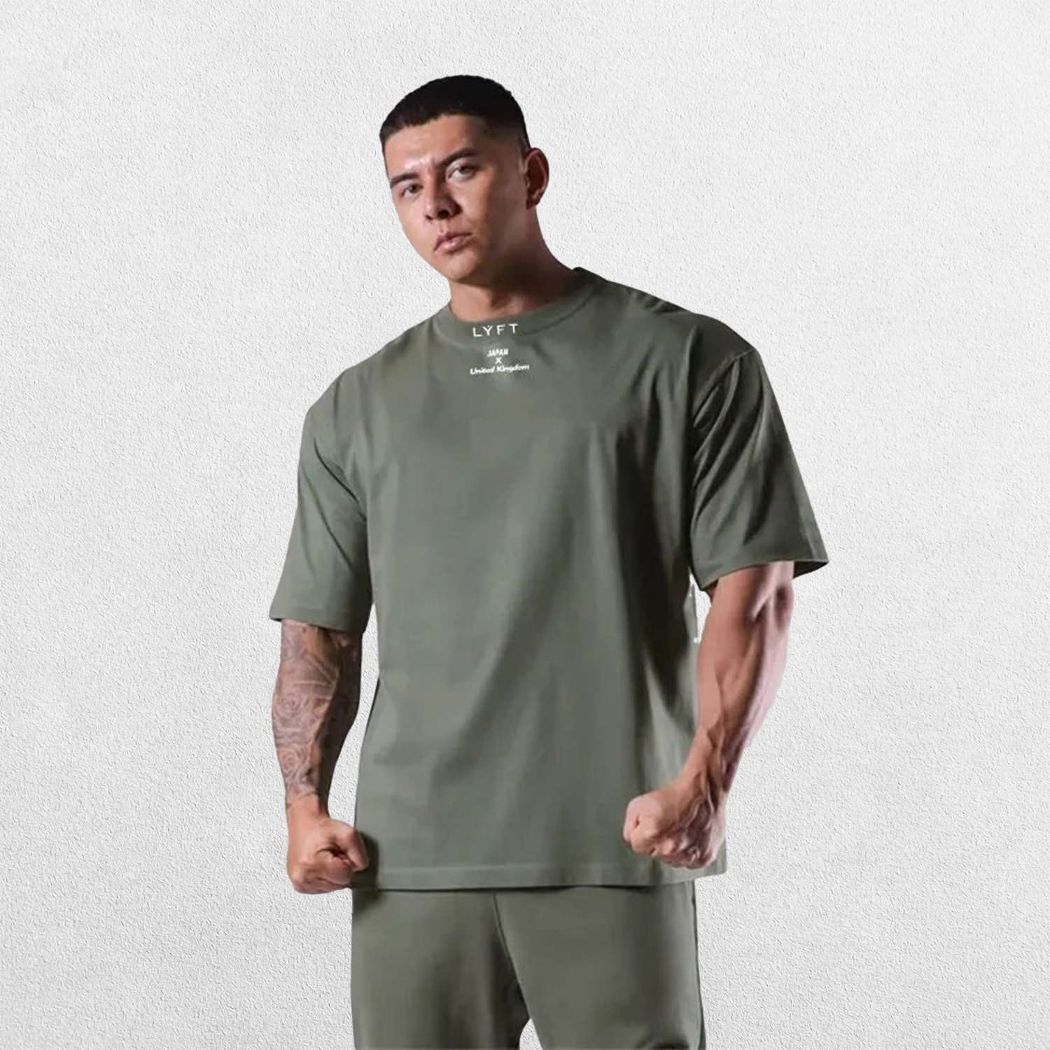 GPW Men's Loose-Fit Cotton Workout Tee
