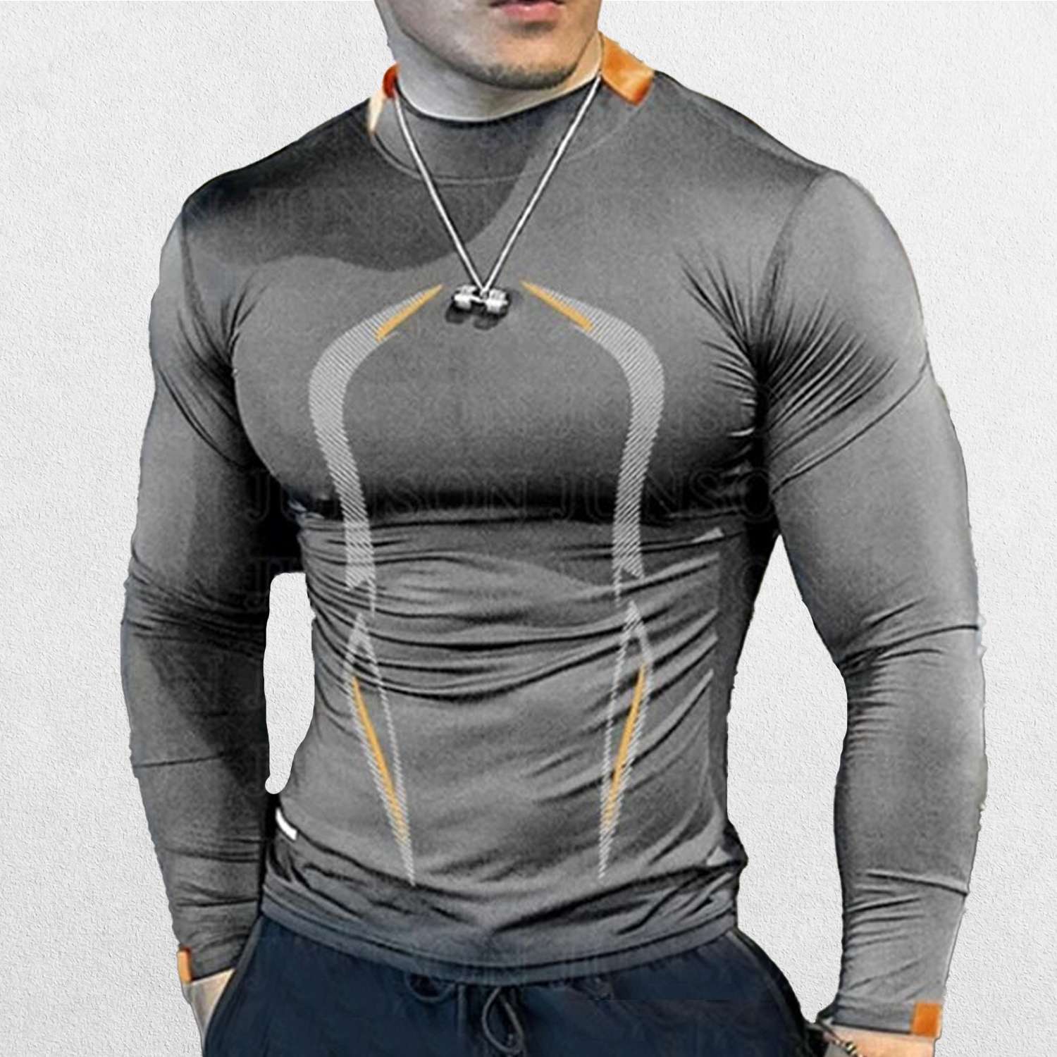 GPW Men's Long Sleeve Quick-Dry Compression Tee