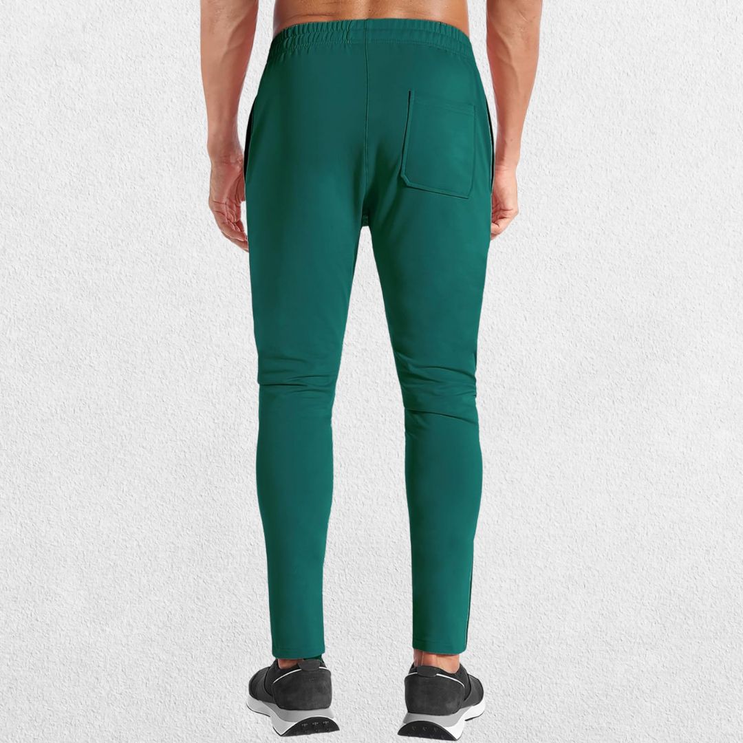 GPW Men's Slim-Fit Zip Track Pants with Pockets