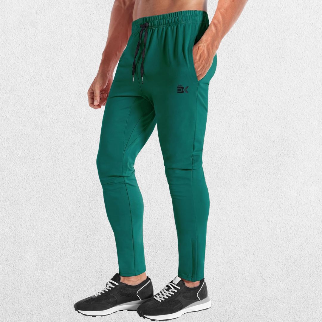 GPW Men's Slim-Fit Zip Track Pants with Pockets