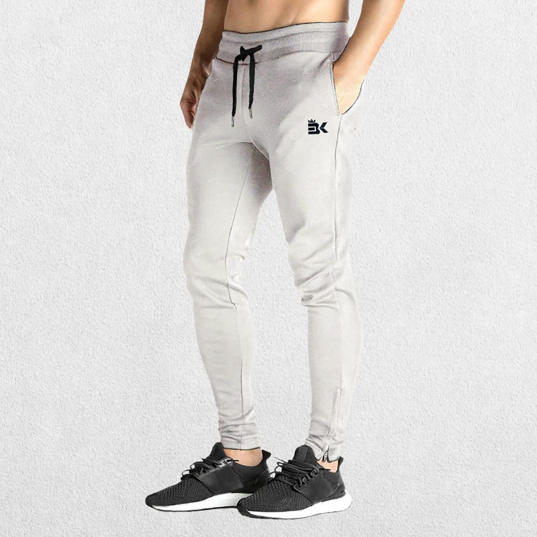 GPW Men's Slim-Fit Zip Track Pants with Pockets