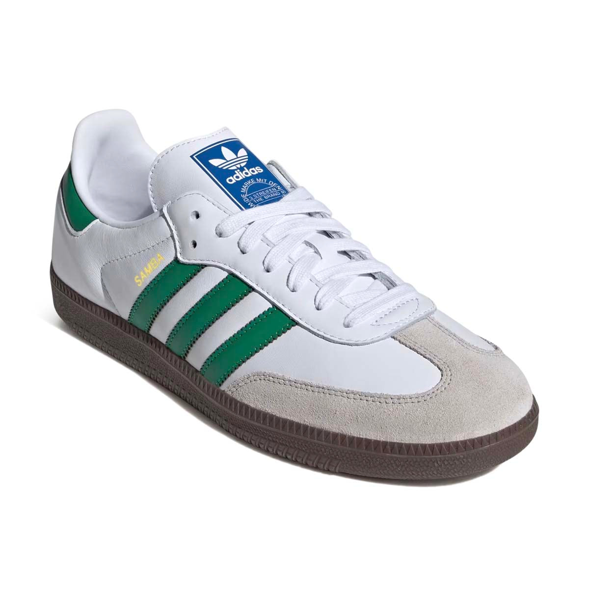 Adidas Samba OG White and Green – Women's Sneakers