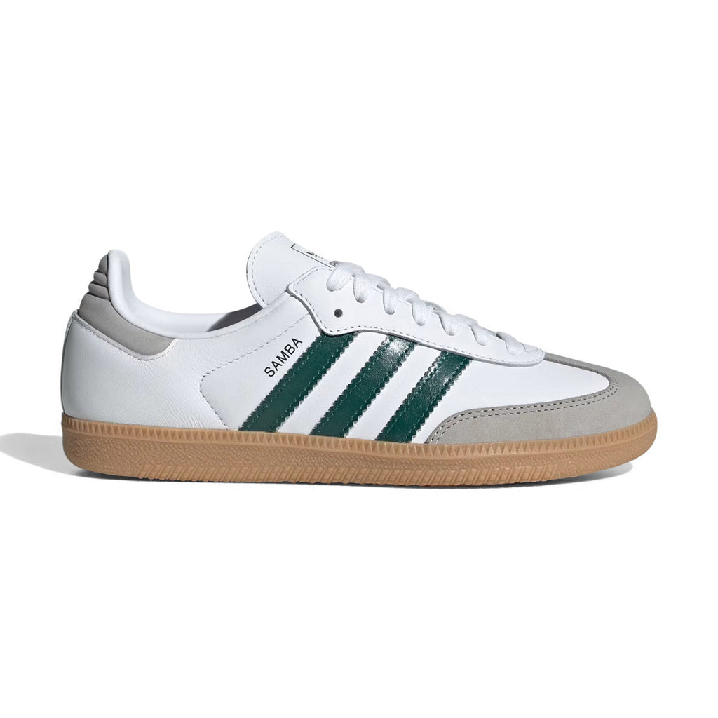 Adidas Samba OG White Collegiate Green Gum – Women's Sneakers
