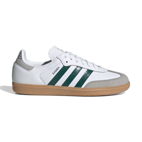 Adidas Samba OG White Collegiate Green Gum – Women's Sneakers