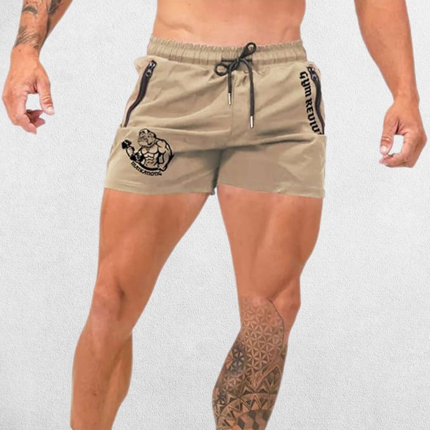 GPW Men's Quick-Dry Running & Beach Shorts