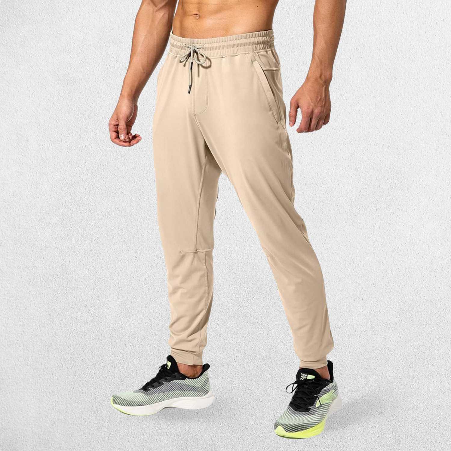 GPW Men's Athletic Sweatpants with Zip Pockets