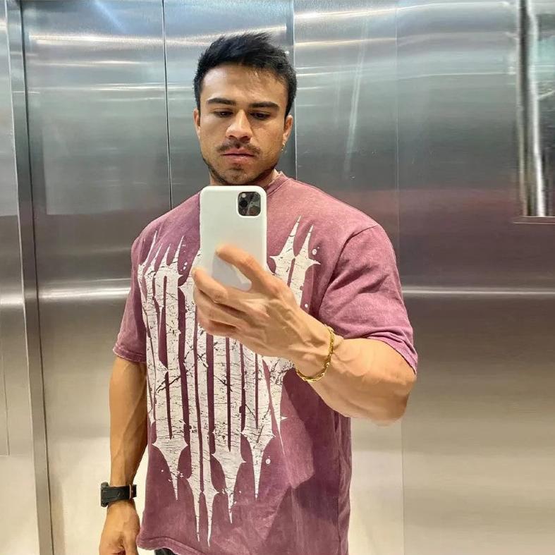 GPW Men's Oversized Cotton Gym Tee