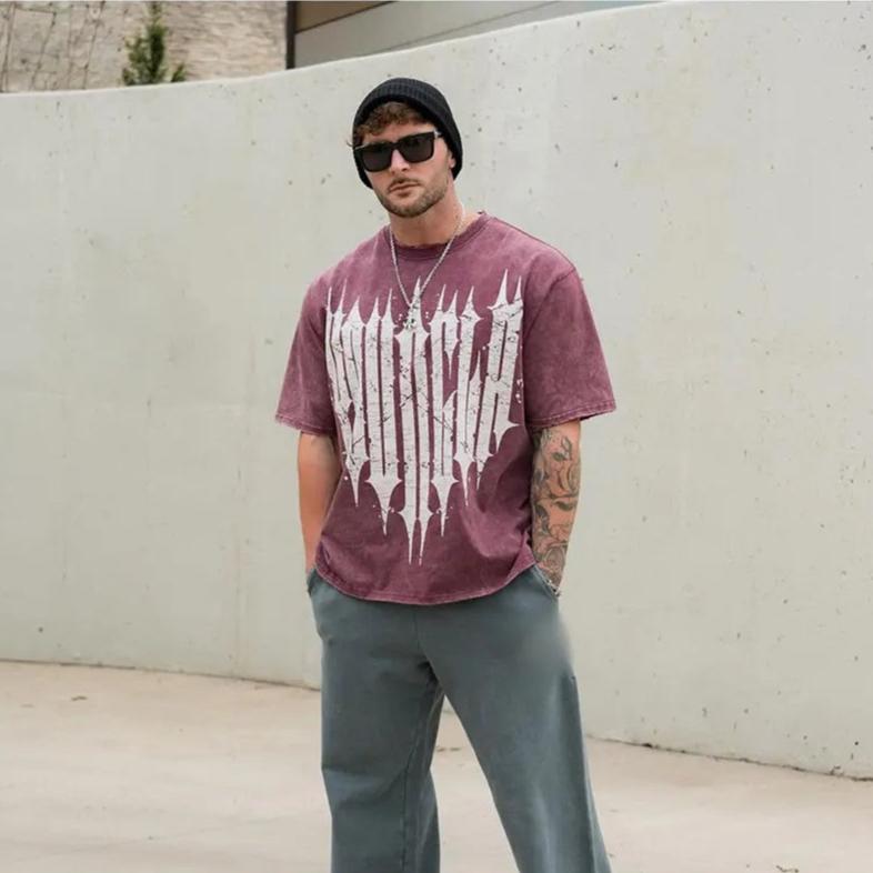 GPW Men's Oversized Cotton Gym Tee