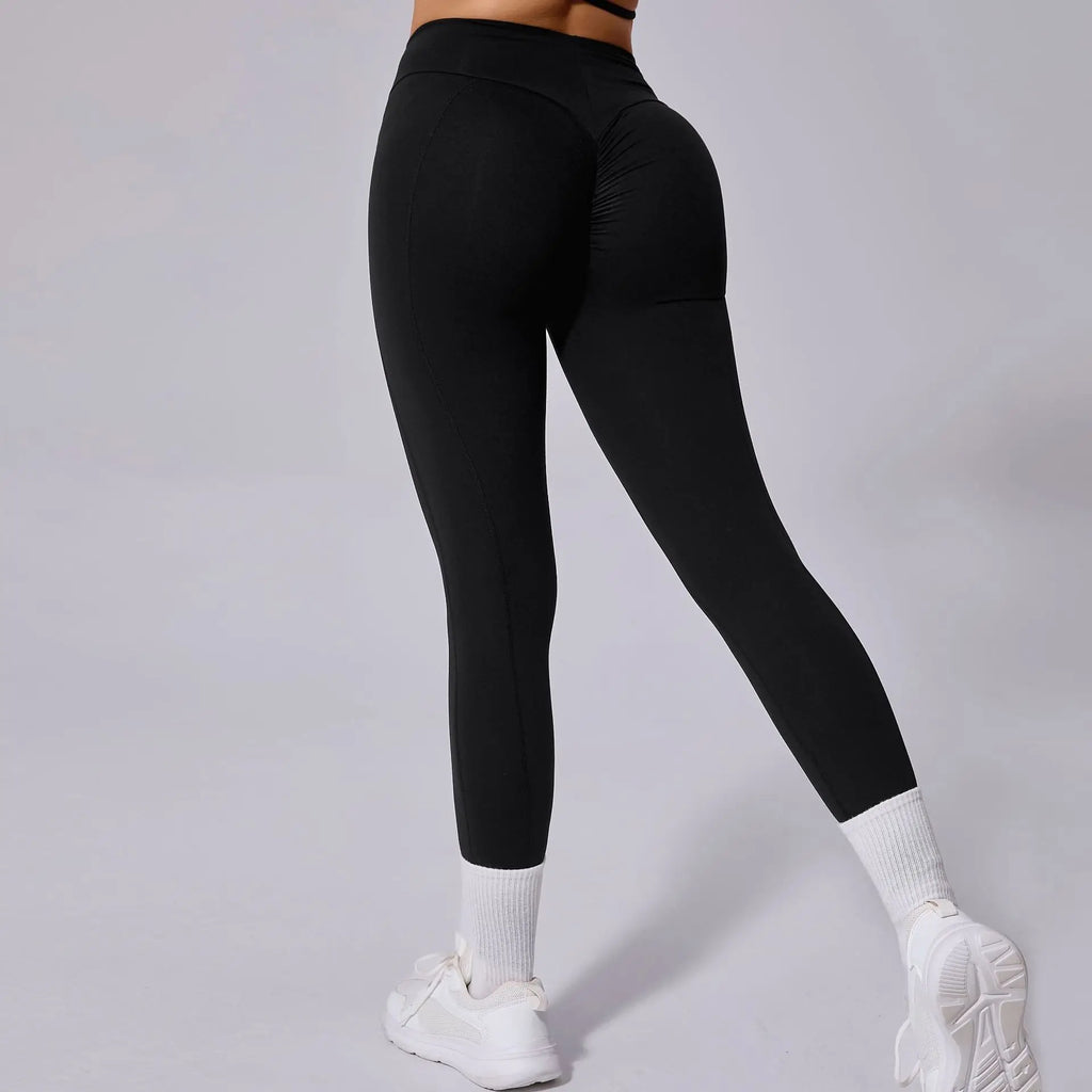 Breathable High-Waist Leggings - Women's Yoga & Running Tights
