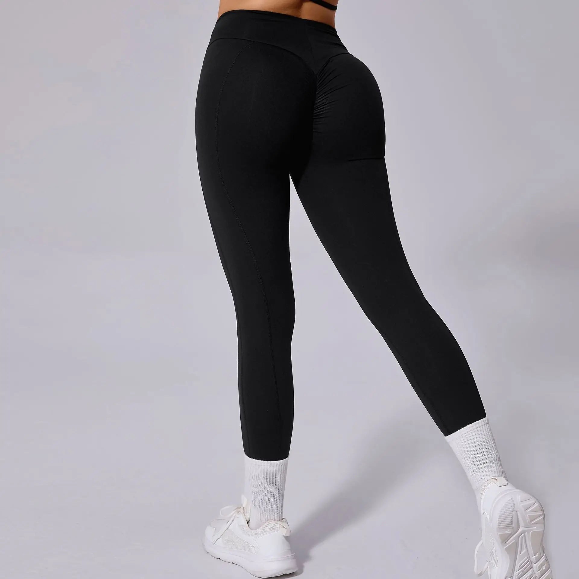 Breathable High-Waist Leggings - Women's Yoga & Running Tights