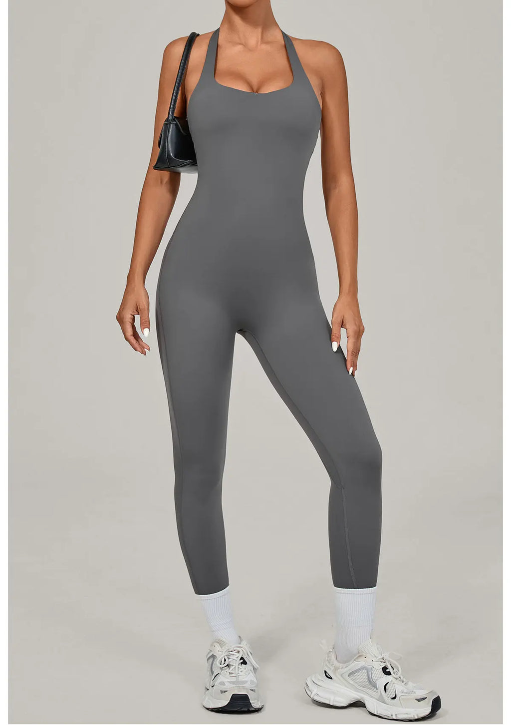 Push-Up Yoga Overalls - Women's Fitness Jumpsuit Set