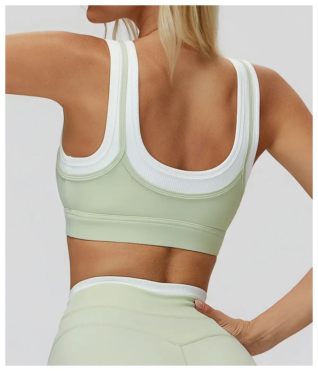 Shockproof Push-Up Sports Bra - Breathable Running Vest