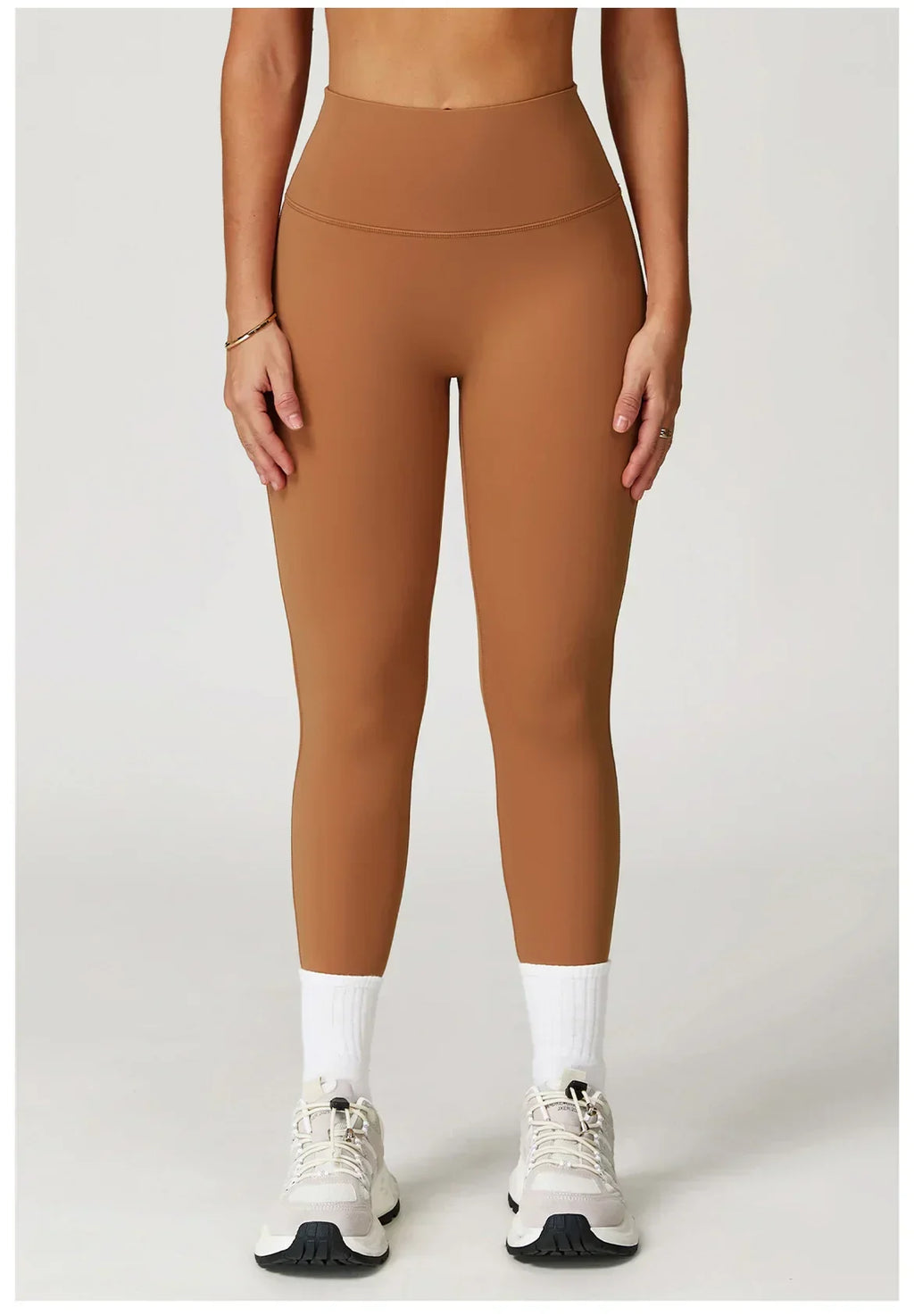 High-Waist Yoga Leggings - Breathable Running Tights