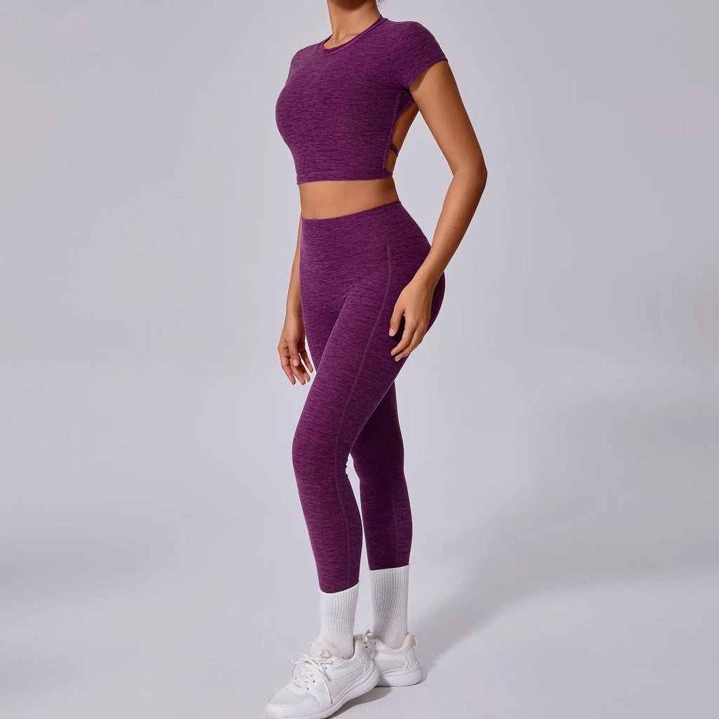 Breathable High-Waist Leggings - Women's Yoga & Running Tights