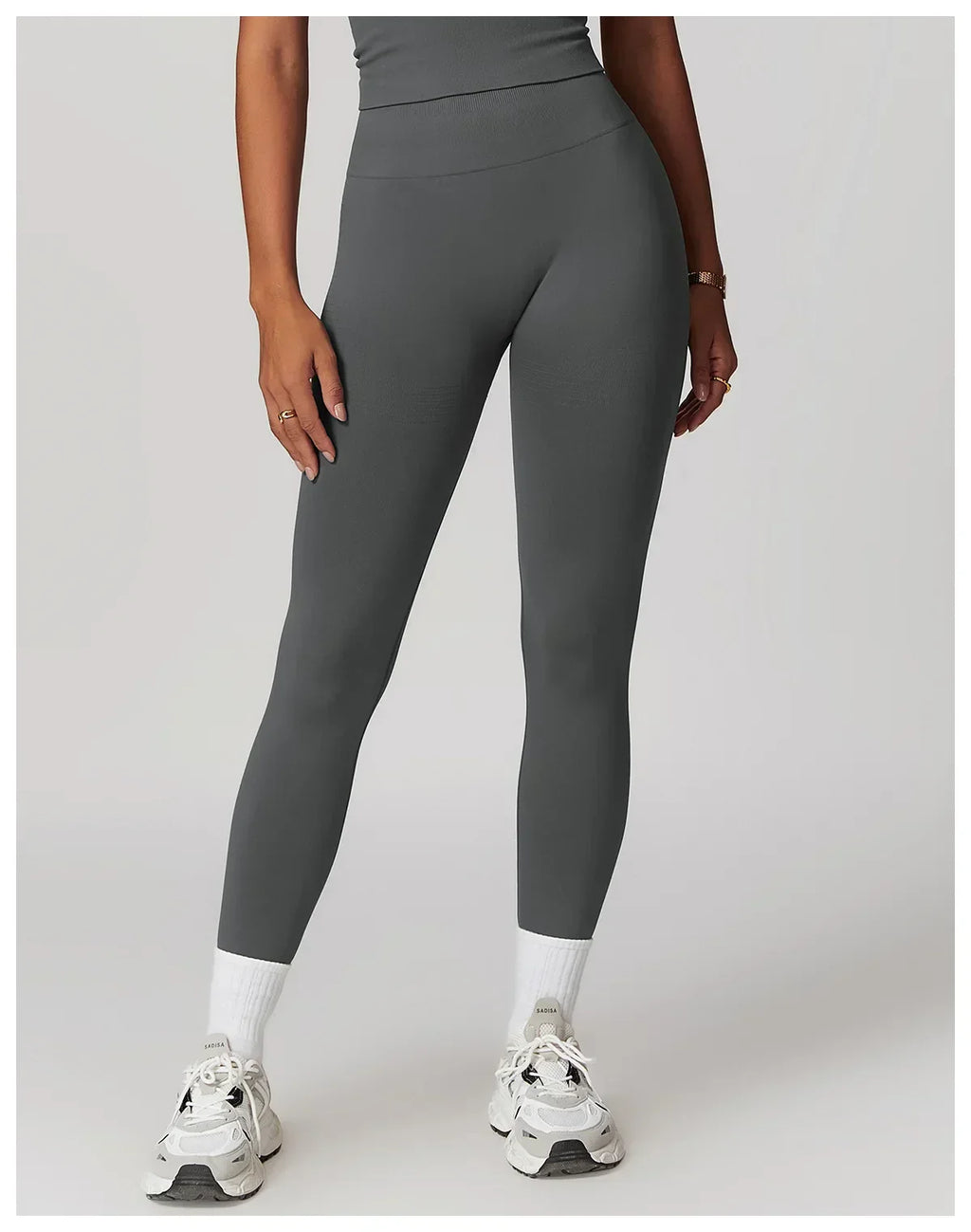 High-Waist Push-Up Leggings - Breathable Yoga & Running Tights