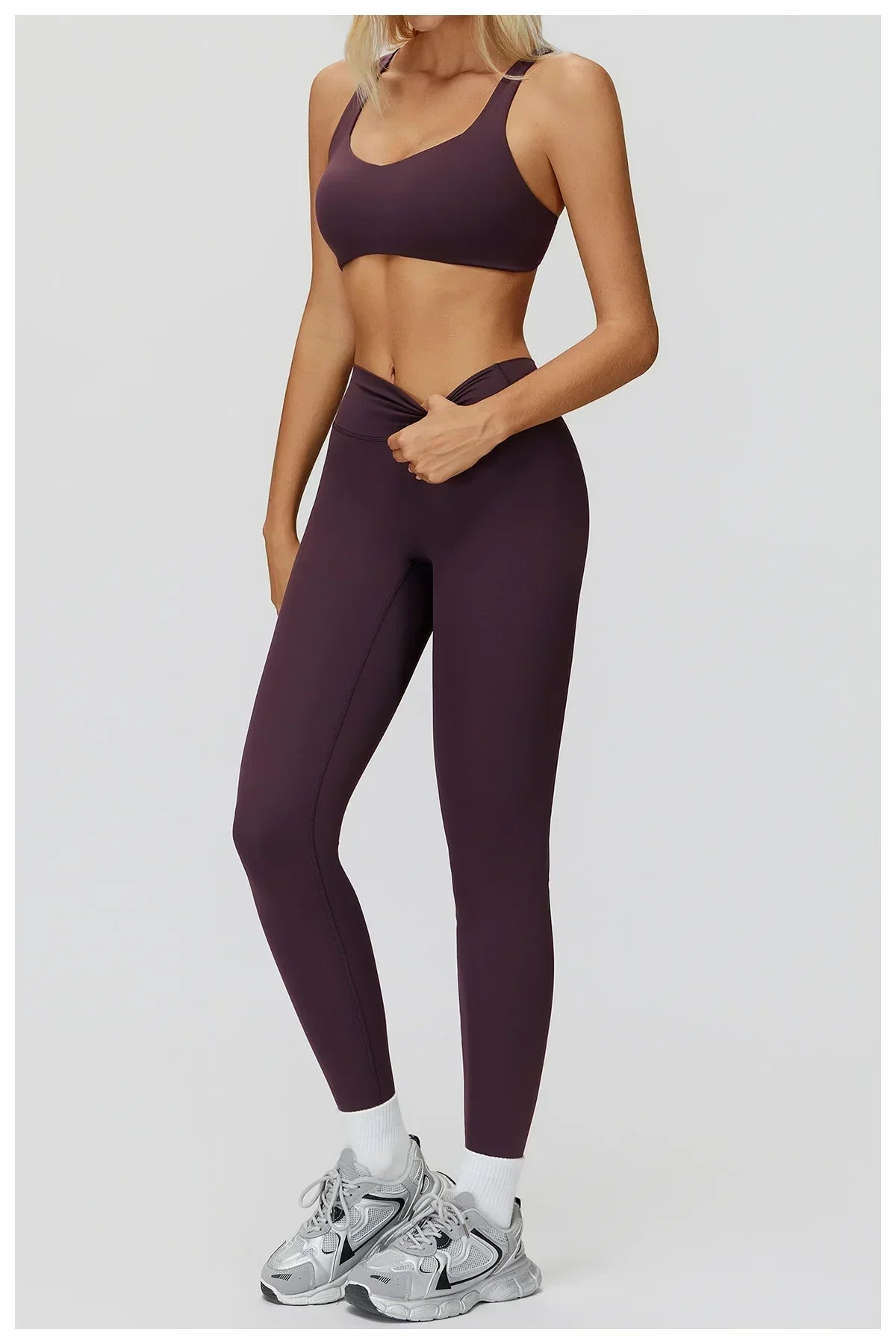 2-Piece Yoga Set - Women's Gym & Running Sportswear