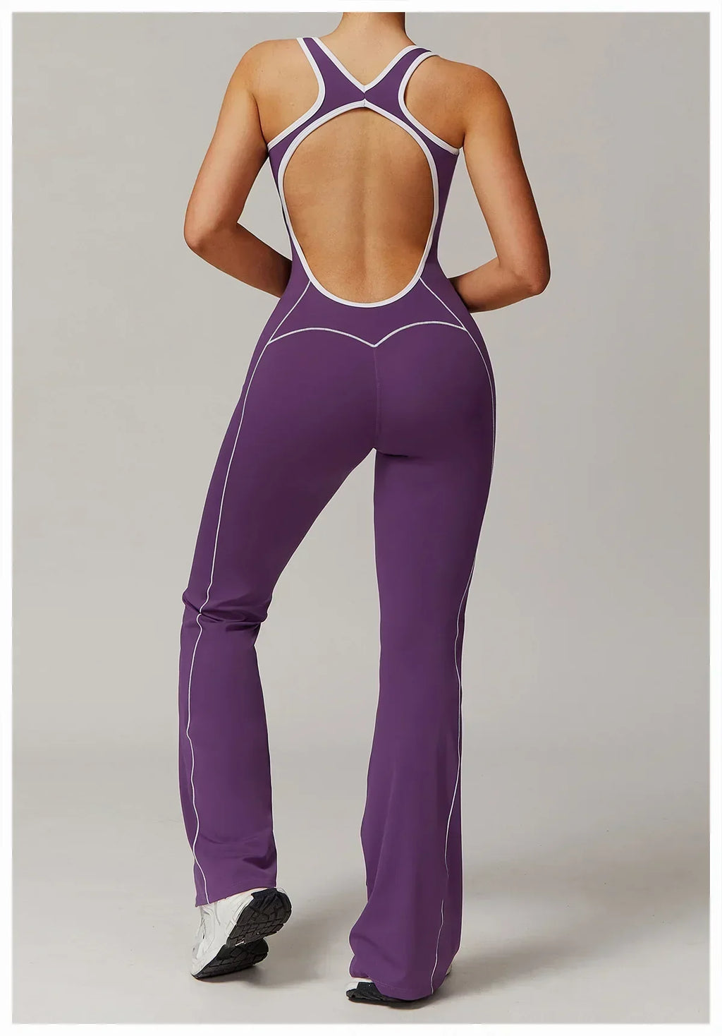 Zip-Up Skort Romper - Women's Gym & Yoga Jumpsuit
